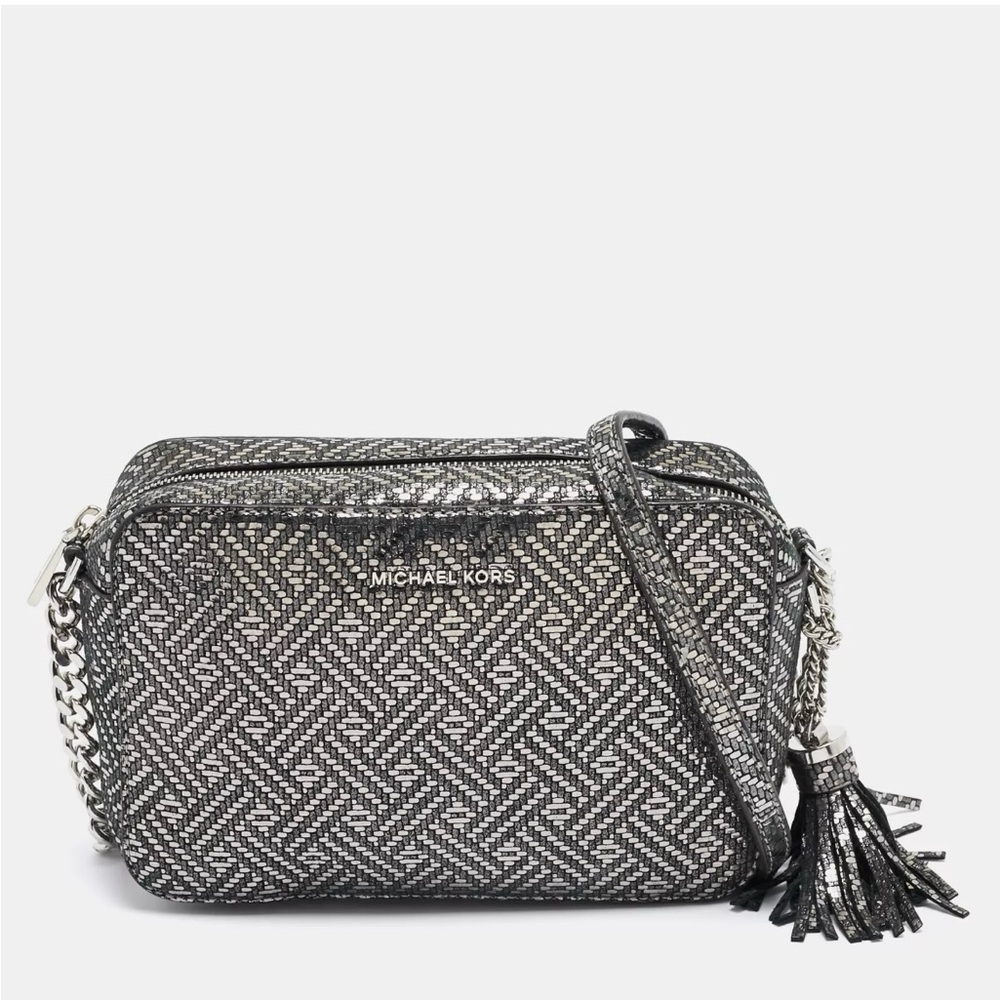 Michael Kors NWOT Metallic Silver Purse